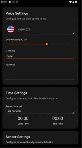 Говорящие часы для Android — скриншот 3