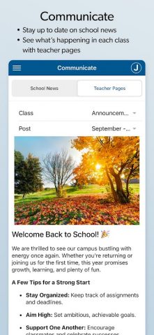 Gradelink Student/Parent App для Android — скриншот 1