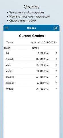 Gradelink Student/Parent App для Android — скриншот 3