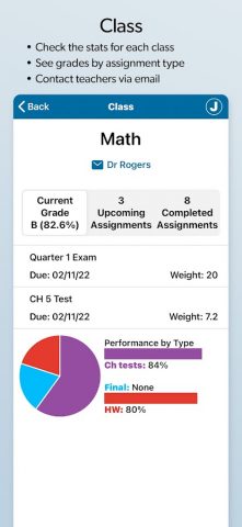 Gradelink Student/Parent App для Android — скриншот 4