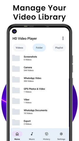 HD Video Player  – All Format для Android — скриншот 2