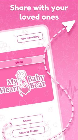 Hear My Baby Heartbeat Monitor для Android — скриншот 4