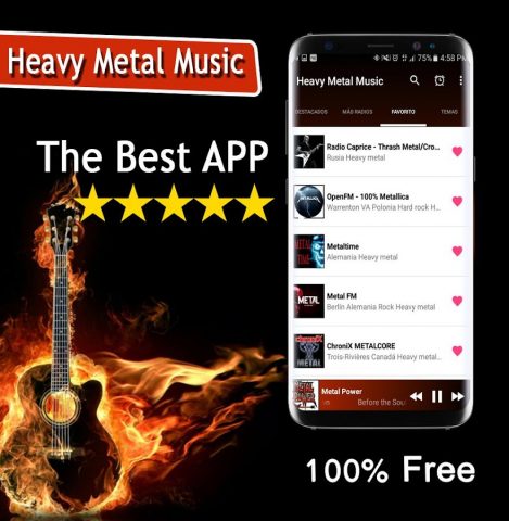 Хэви-метал музыка для Android — скриншот 5
