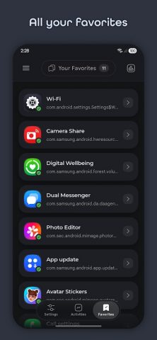 Hidden Settings для Android — скриншот 5