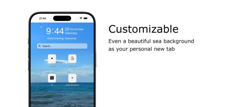 Home Tab for Safari для iOS — скриншот 2