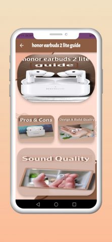 Honor earbuds 2 lite guide для Android — скриншот 1