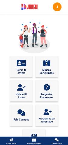 ID Jovem для Android — скриншот 1