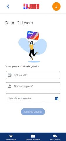 ID Jovem для Android — скриншот 3