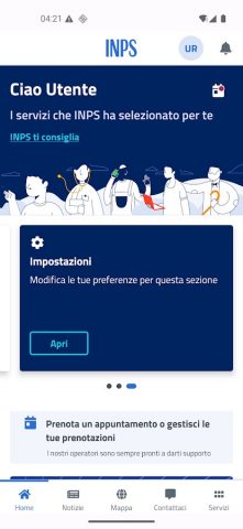 INPS Mobile для Android — скриншот 2