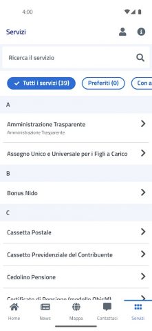 INPS Mobile для Android — скриншот 4