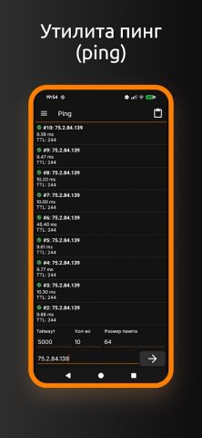 IP Tools: Network Utilities для Android — скриншот 4