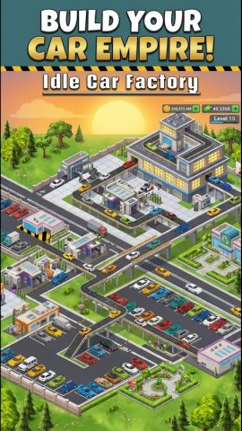 Idle Car Factory: Car Builder для Android — скриншот 3