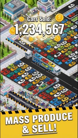 Idle Car Factory: Car Builder для Android — скриншот 5
