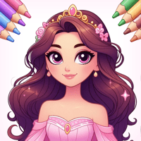 Игра-раскраска принцессы для iOS