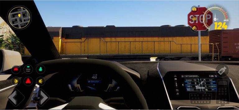 Игра вождение автомобиля для iOS — скриншот 2