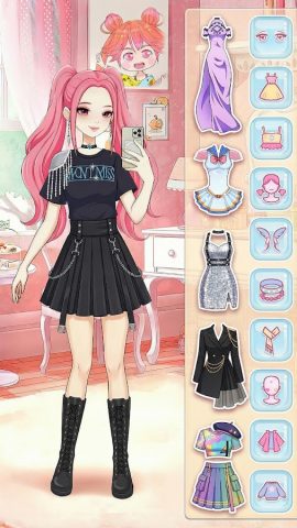 Игры Одевалки Аниме Девочек для Android — скриншот 1