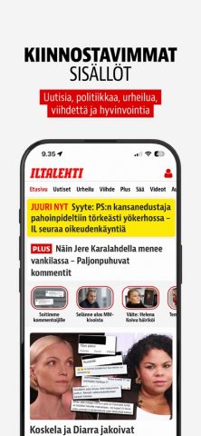 Iltalehti для iOS — скриншот 3