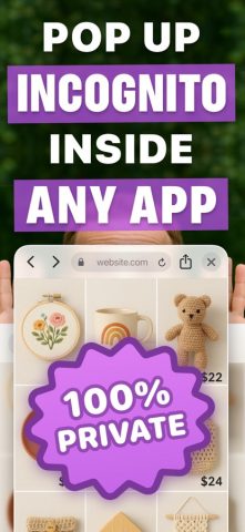 Incognito — Private Browser для iOS — скриншот 2