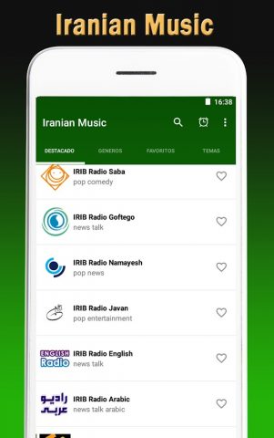 Iranian Music app для Android — скриншот 4