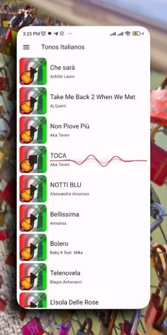 Итальянские мелодии для Android — скриншот 4