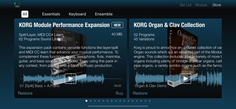 KORG Module — скриншот 2