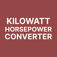 KW to HP Calculator для Android