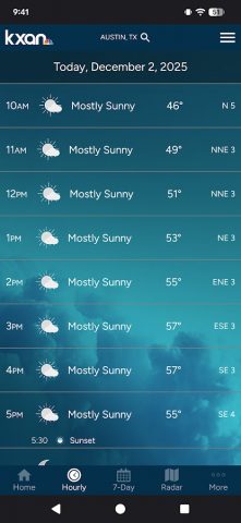 KXAN Weather для Android — скриншот 2