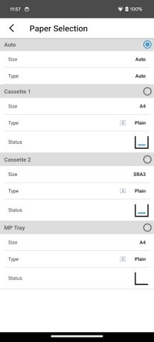 KYOCERA MyPanel для Android — скриншот 3