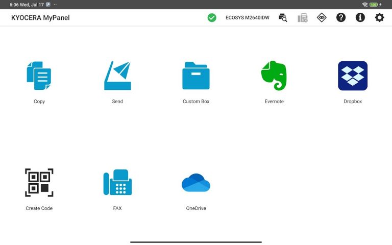 KYOCERA MyPanel для Android — скриншот 5