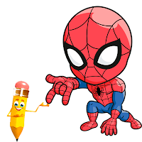 Как нарисовать Человека-паука для Android