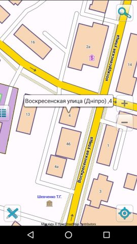 Карта  Днепр офлайн для Android — скриншот 3