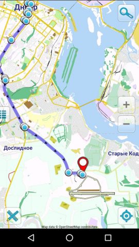 Карта  Днепр офлайн для Android — скриншот 4