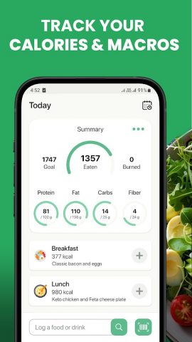 Кето Рецепты: Кето Диета для Android — скриншот 1