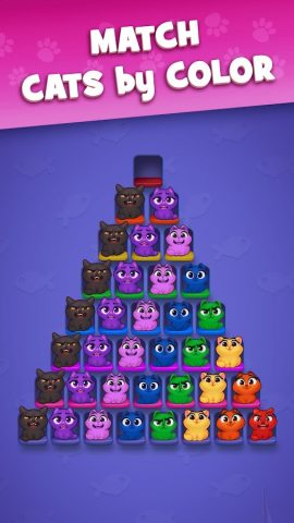 Kitty Sort: Twisted Tails для Android — скриншот 1