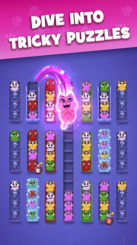 Kitty Sort: Twisted Tails для Android — скриншот 3