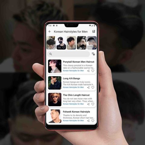 Korean Hairstyles for Men для Android — скриншот 3