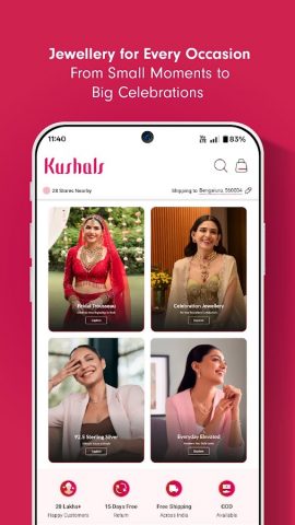 Kushals Fashion Jewellery App для Android — скриншот 2