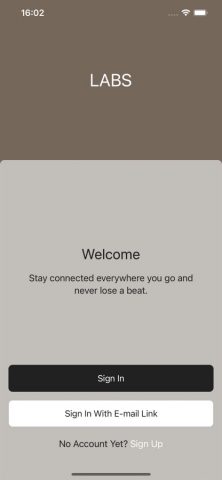 LABS App для iOS — скриншот 1