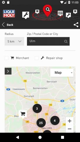 LIQUI MOLY для Android — скриншот 4
