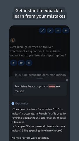 Langua: AI language learning для Android — скриншот 5