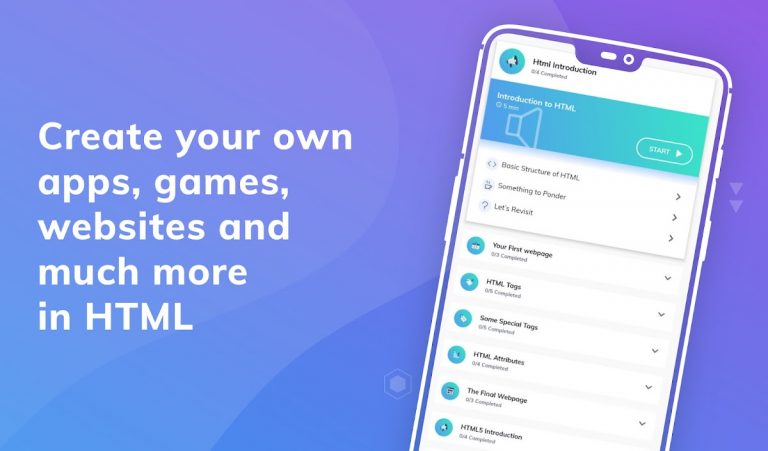 Learn HTML для Android — скриншот 4