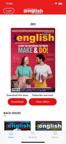 Learn Hot English Magazine для iOS — скриншот 1