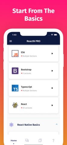 Learn React Native Now Offline для iOS — скриншот 3