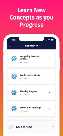 Learn React Native Now Offline для iOS — скриншот 5