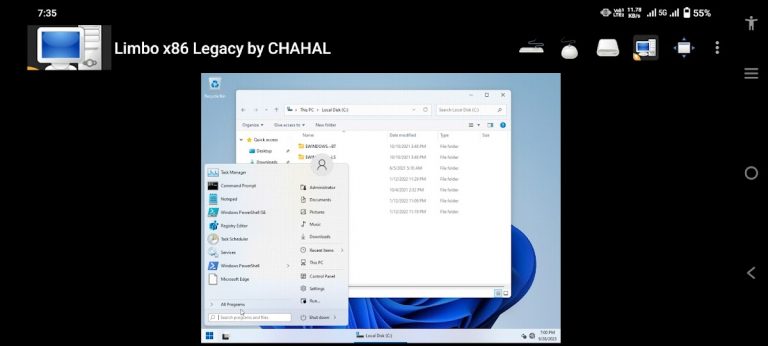 Limbo x86 — PC Emulator для Android — скриншот 2