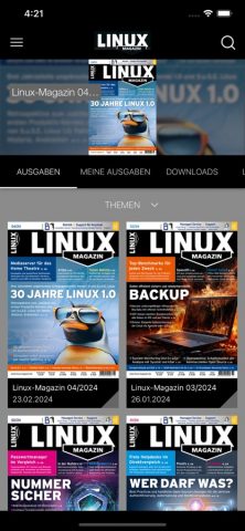 Linux Magazin для iOS — скриншот 1