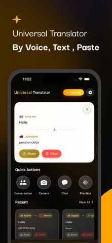 AI Translator: Live voice scan для iOS — скриншот 4