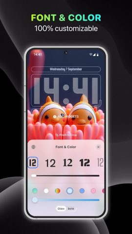 Lock Screen, Widgets — YoLock для Android — скриншот 2