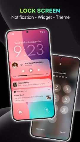 Lock Screen, Widgets — YoLock для Android — скриншот 4