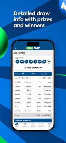 Lotto Max для iOS — скриншот 3